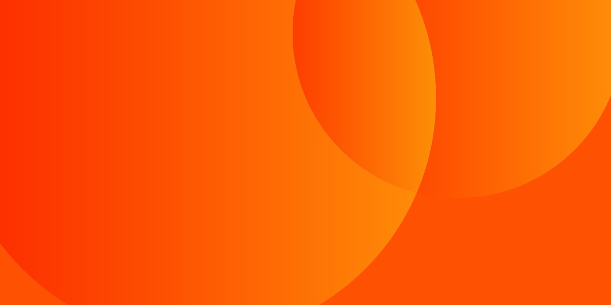 Abstract orange background with circles